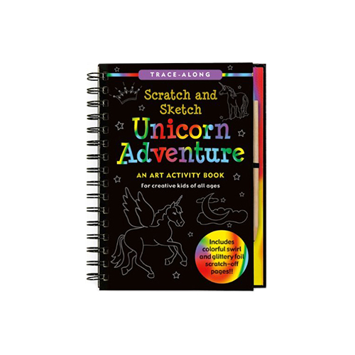 Unicorn Adventure Scratch and Sketch: An Art Activity Book for Creative